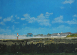 Kennebunkport, ochtendmist uit zee